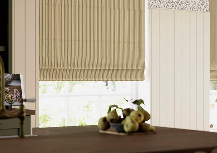 The British Stripe Co. Mary, Derwent No.1 - Roman Blind - Image 5